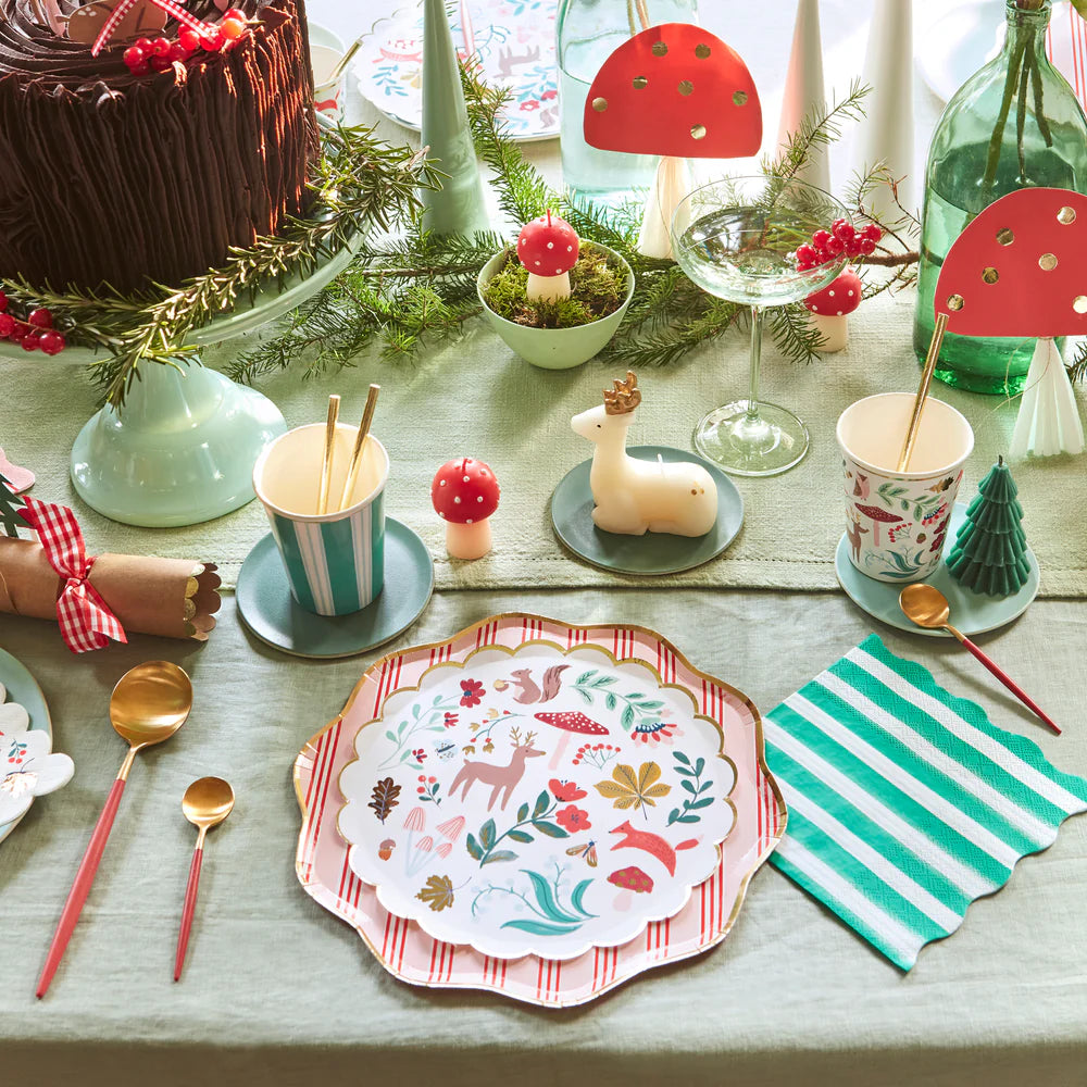 Meri Meri- Winter Woodland Dinner Plates, 8ct.