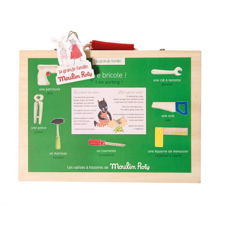 Moulin Roty - Suitcase - Handyman Tool Set - The Big Family