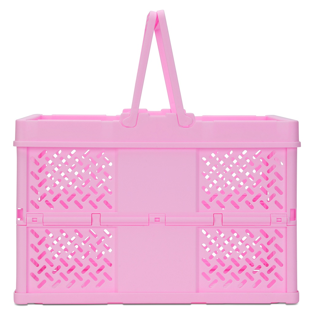 Iscream - Large Pink Foldable Storage Crate