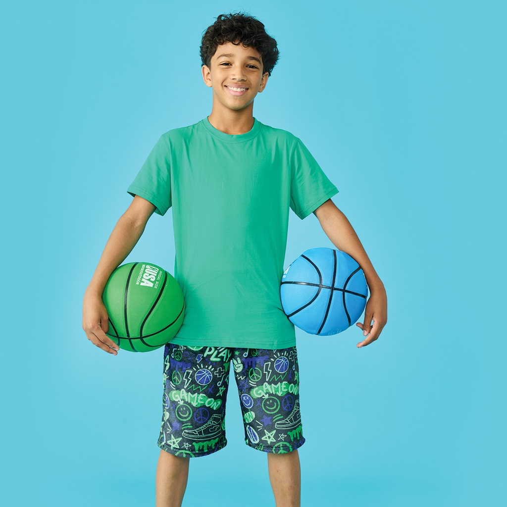Iscream - Corey Paige Graffiti Gamer Plush Board Shorts