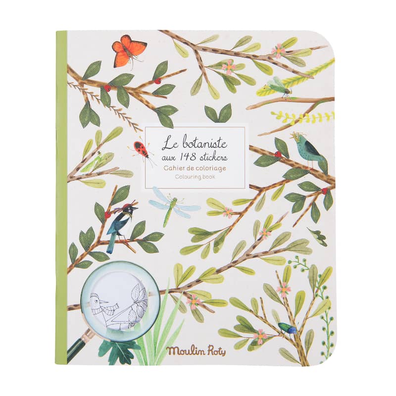 Coloring Books & Stickers Botanist Garden Theme - Moulin Roty