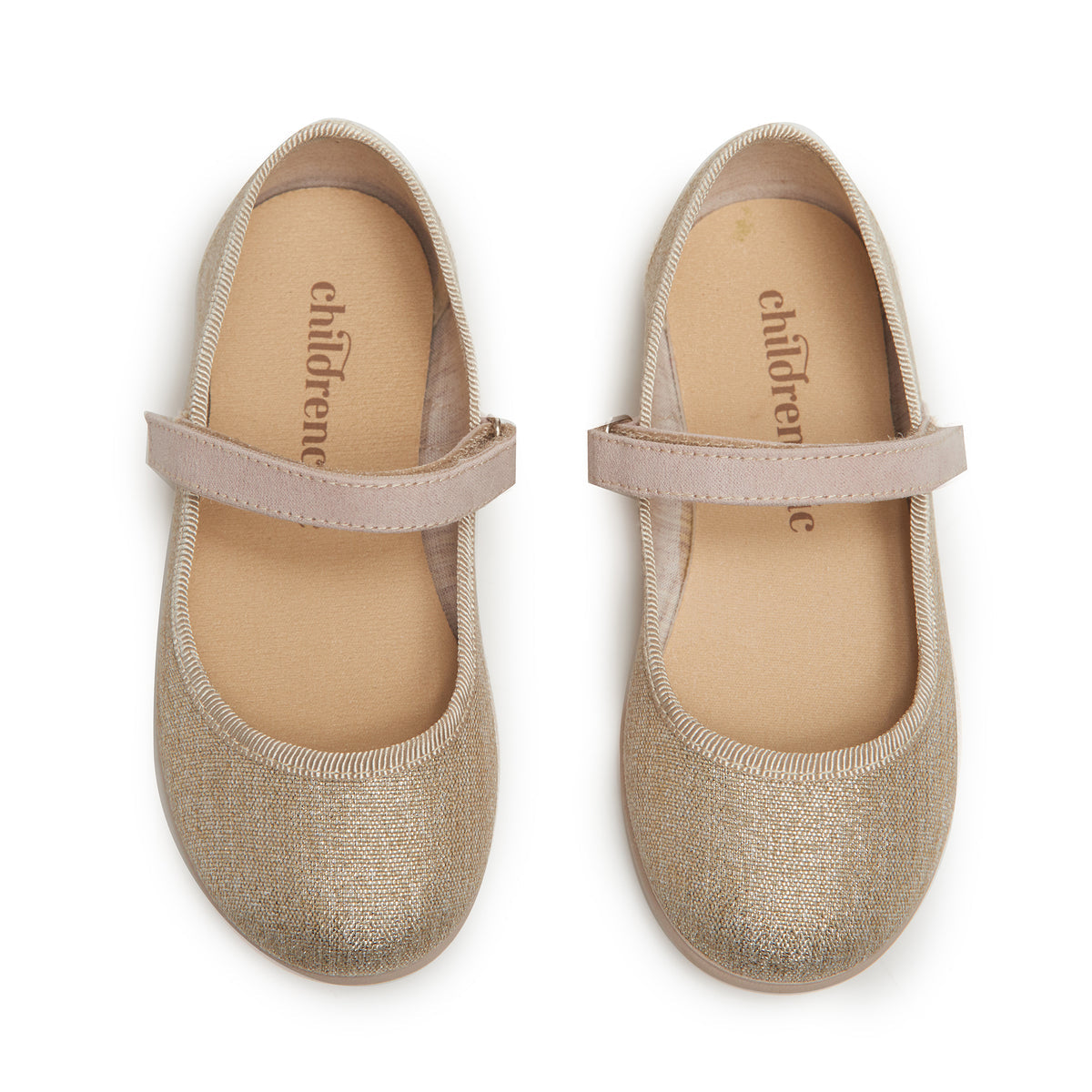 Childrenchic - Luna Gold Mary Janes