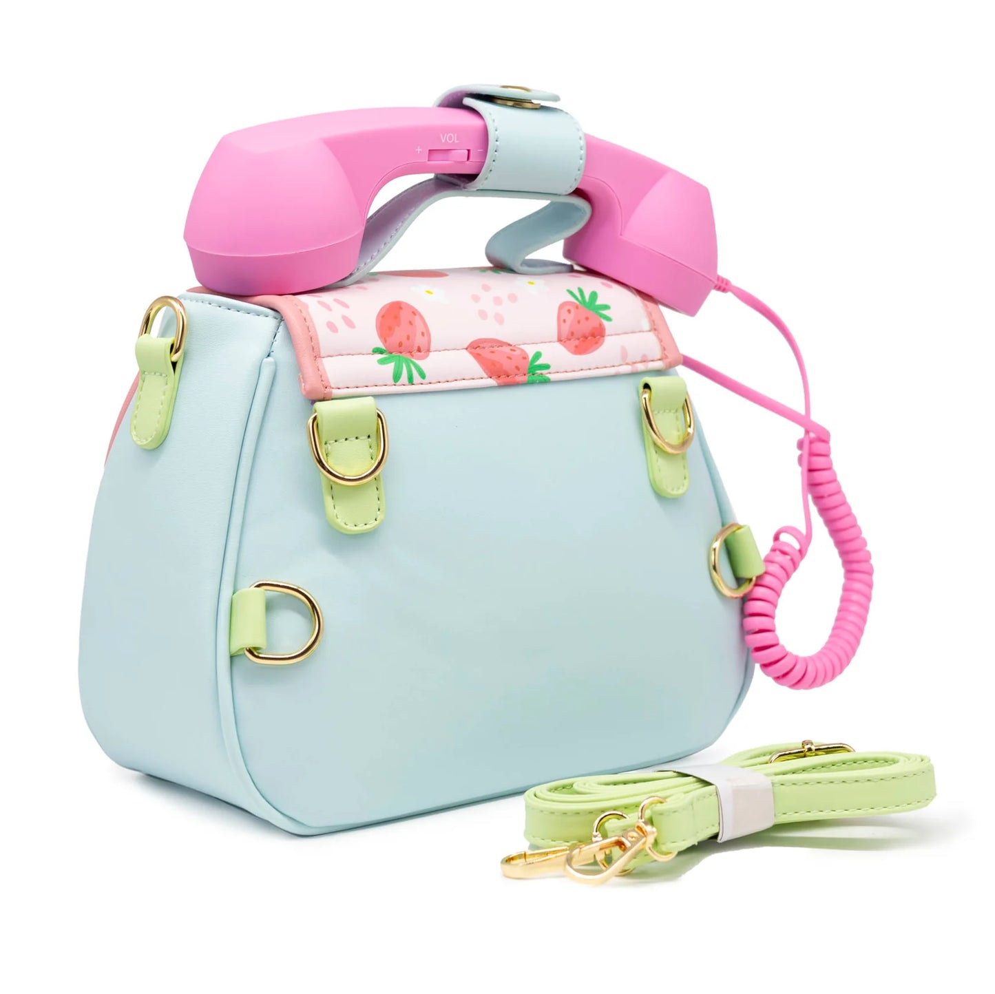 Bewaltz - Ring Ring Phone Convertible Handbag - Strawberry Fields
