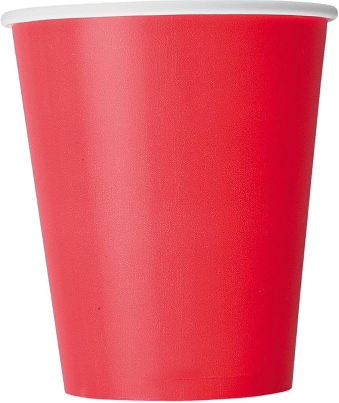 Unique Party - Disposable Paper Cups 9oz, 8ct.