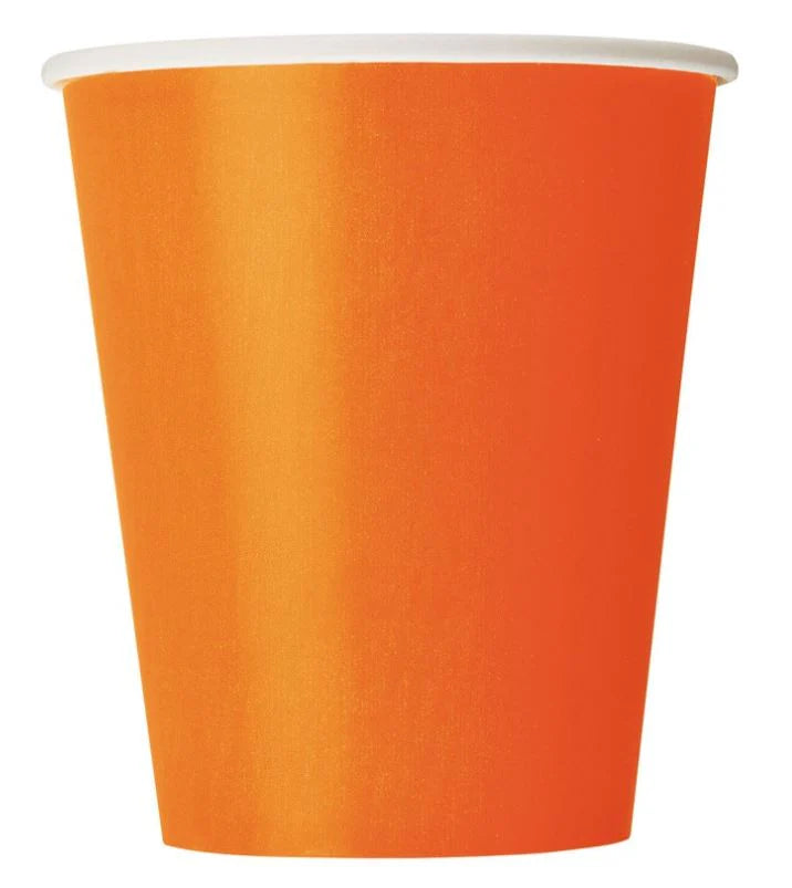 Unique Party - Disposable Paper Cups 9oz, 8ct.