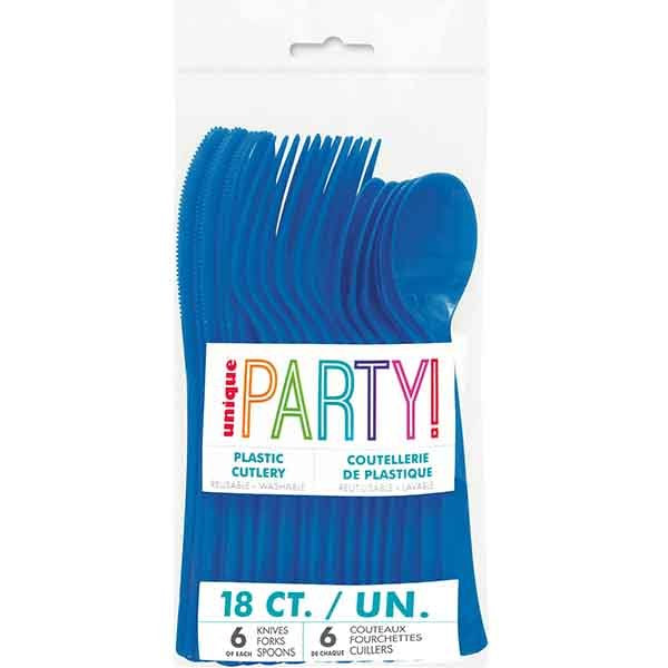 Unique Party - Plastic Cutlery, 18ct.