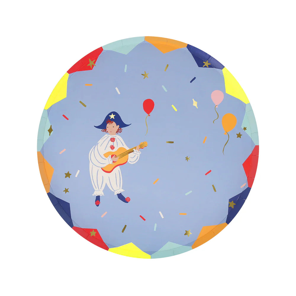 Meri Meri - Circus Side Plates, 8ct.