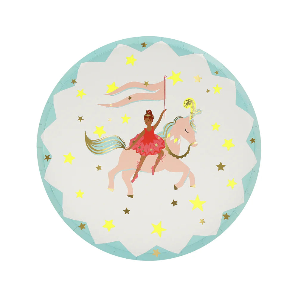 Meri Meri - Circus Side Plates, 8ct.
