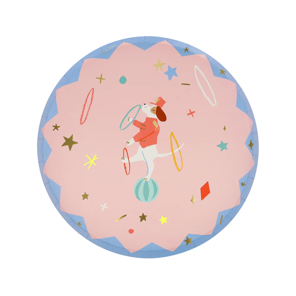Meri Meri - Circus Side Plates, 8ct.