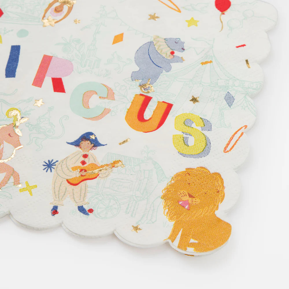 Meri Meri - Circus Large Napkins, 16ct.