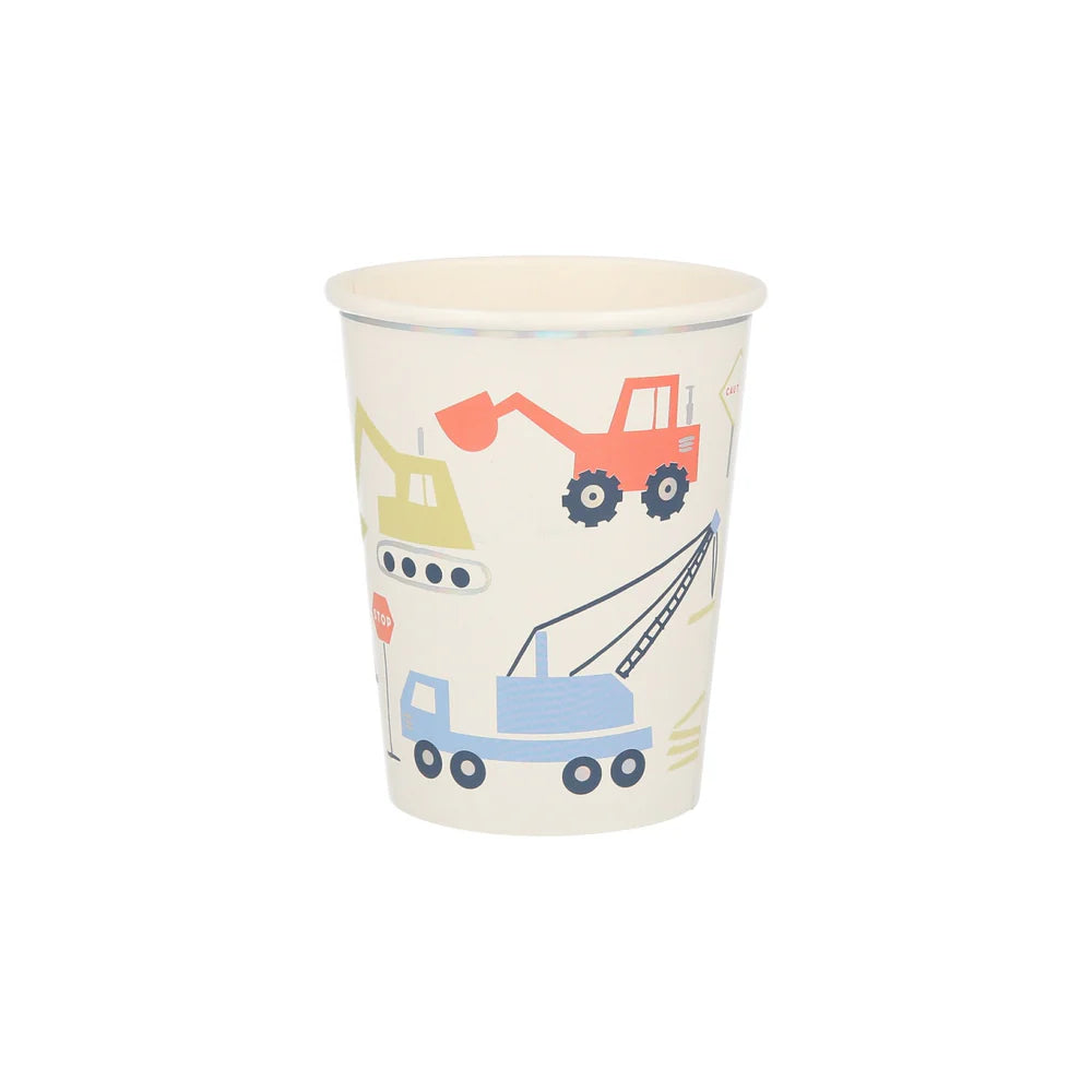 Meri Meri - Construction Cups, 8ct.