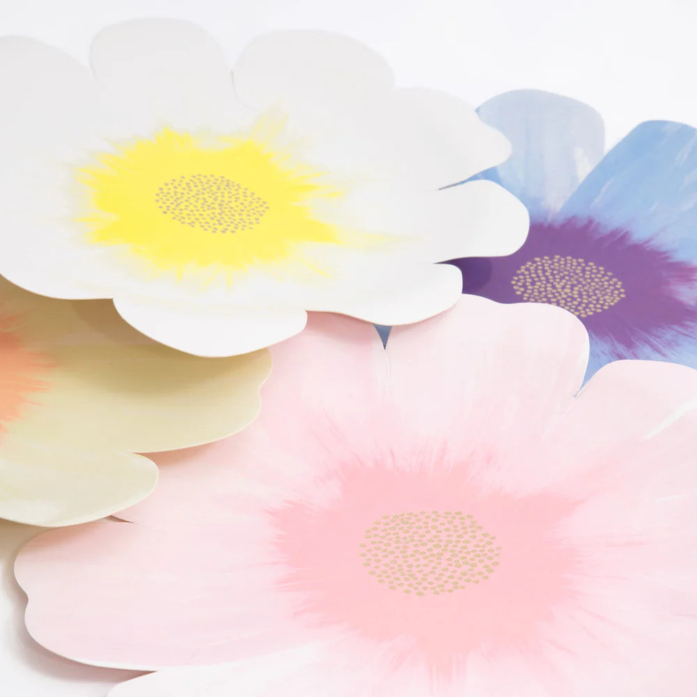 Meri Meri - Flower Garden Large Plates, 8ct.