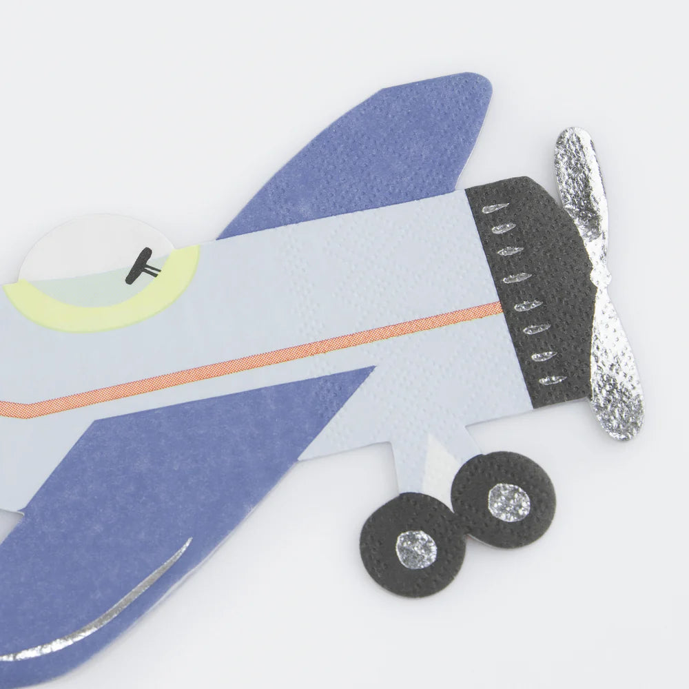 Meri Meri - Airplane Napkins, 16ct.