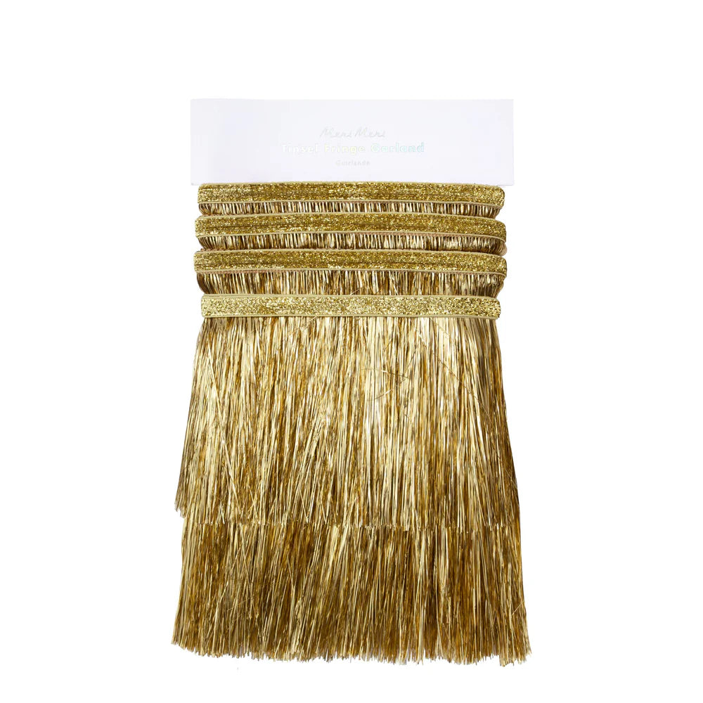 Meri Meri - Gold Tinsel Fringe Garland