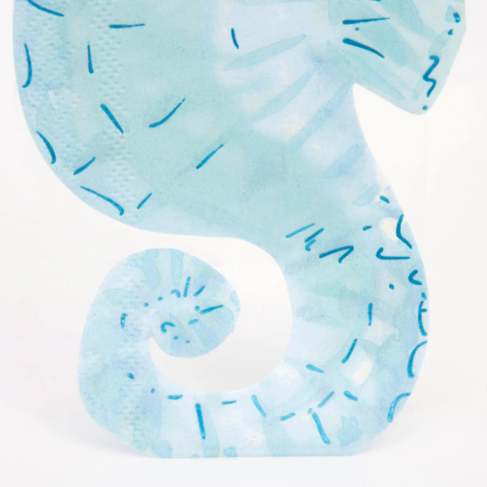 Meri Meri - Seahorse Napkins, 16ct.