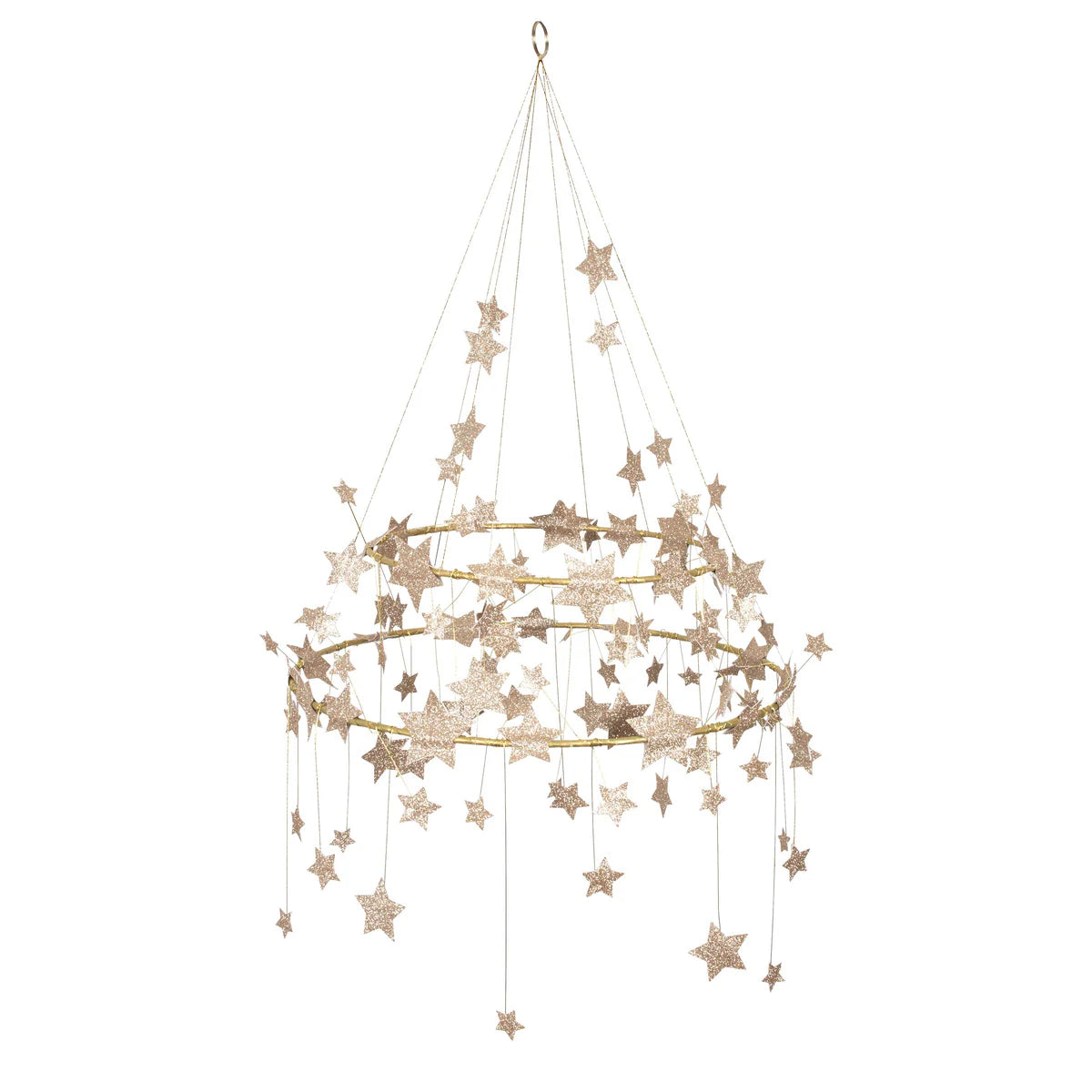 Meri Meri - Gold Sparkle Star Chandelier