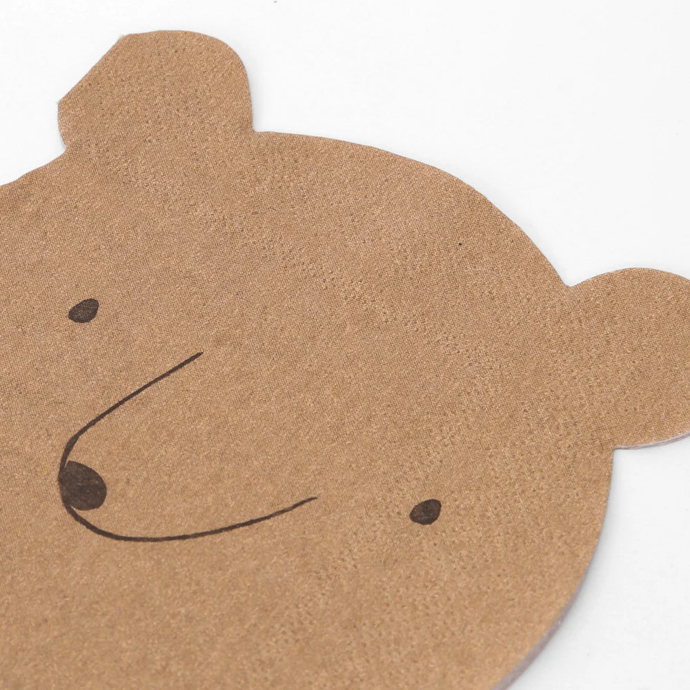 Meri Meri - Bear Small Napkins, 20ct.