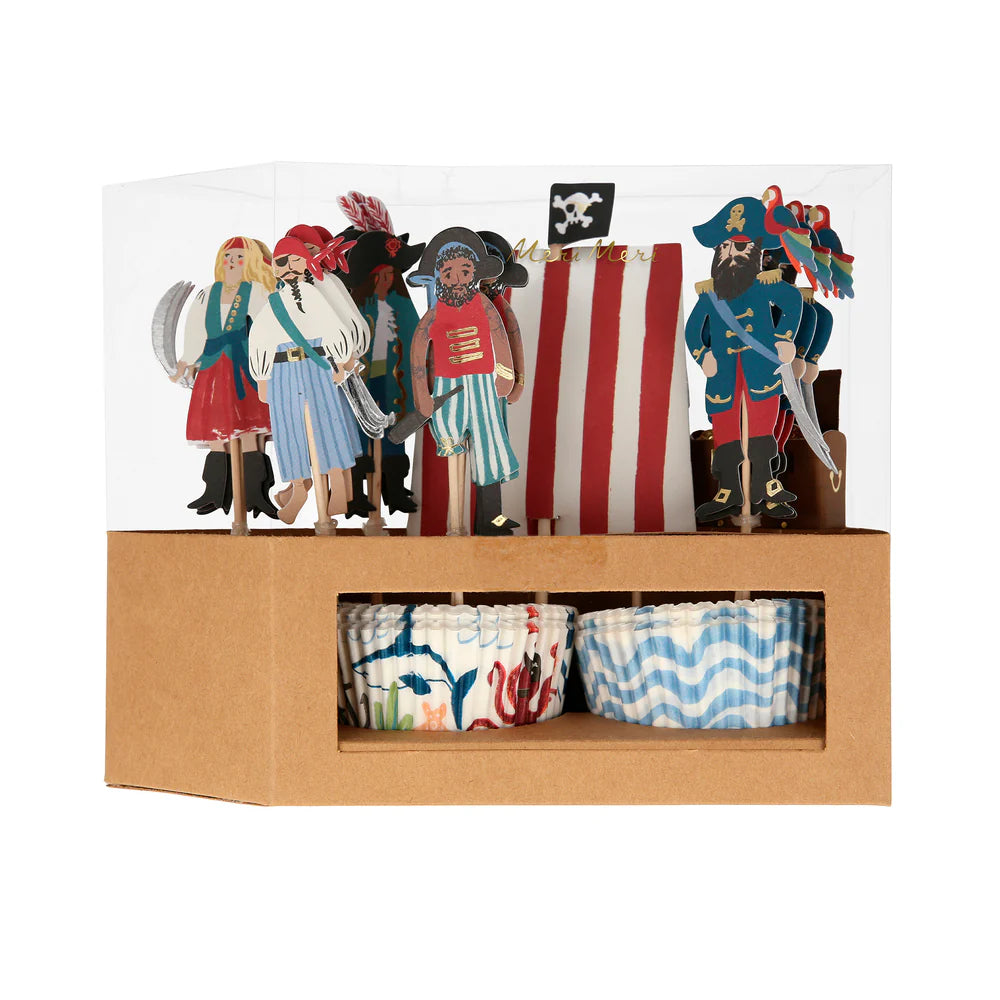 Meri Meri - Pirate Ship Cupcake Kit, 24ct.