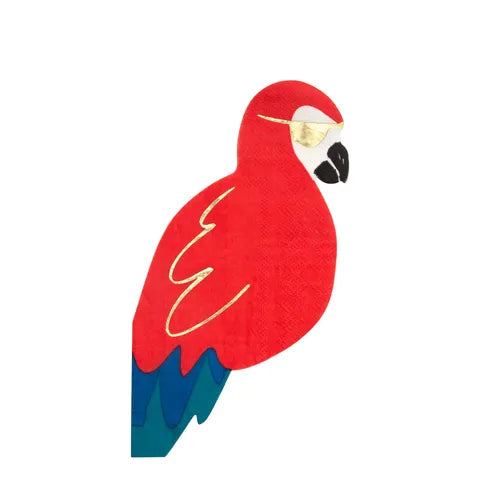 Meri Meri - Pirate Parrot Napkins, 16ct.