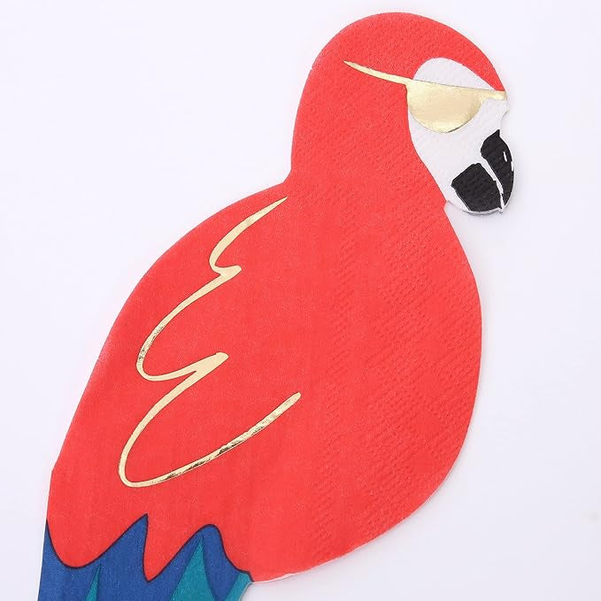 Meri Meri - Pirate Parrot Napkins, 16ct.
