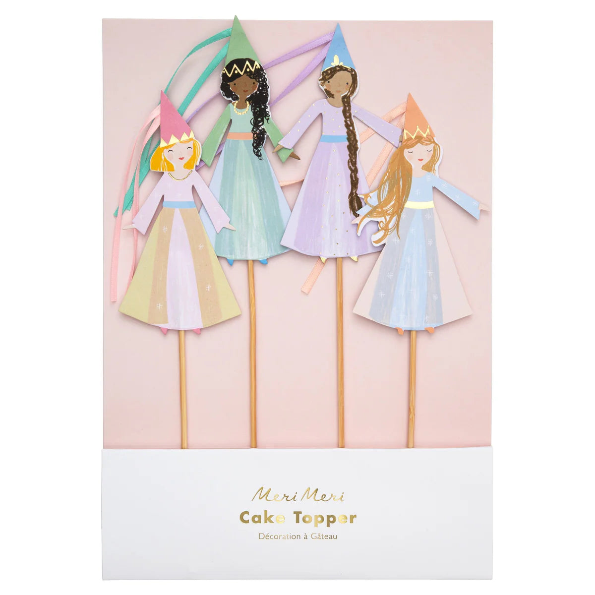 Meri Meri - Magical Princess Cake Toppers, 4ct.