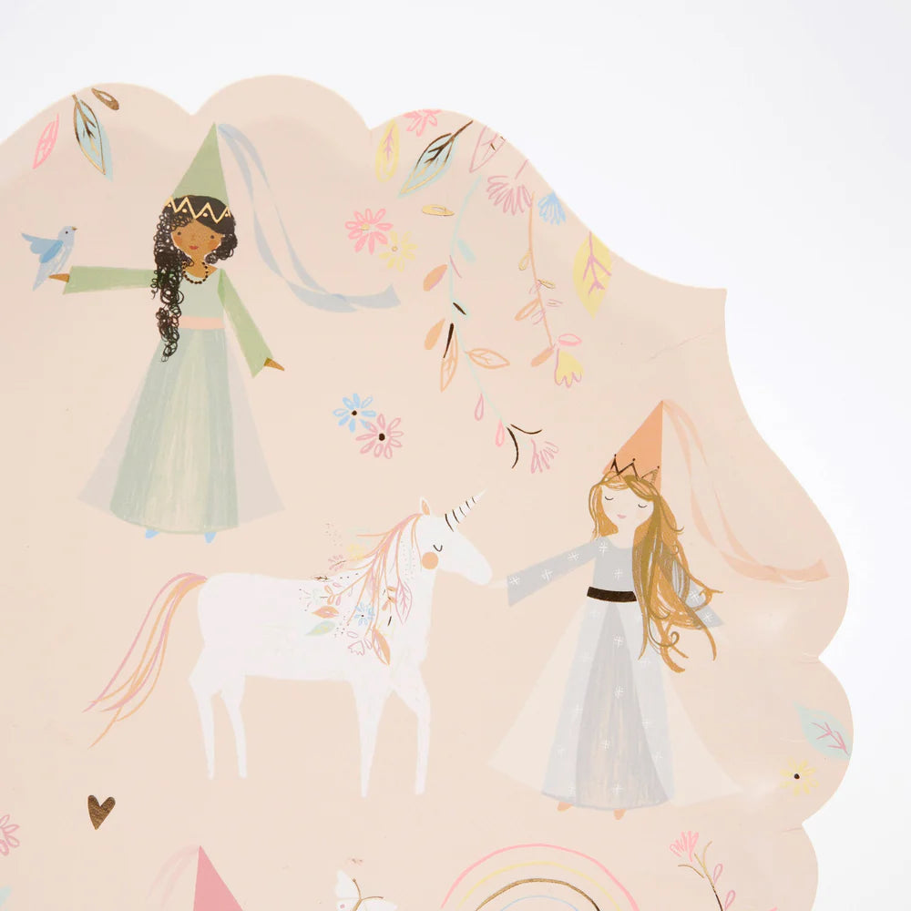 Meri Meri - Princess Large Plates, 8ct.