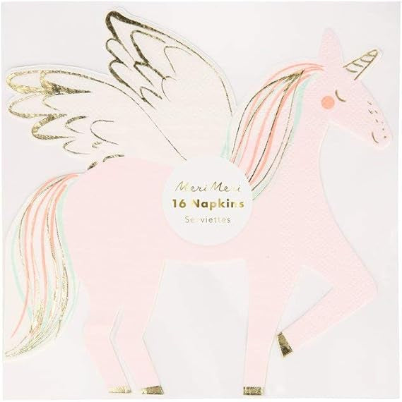 Meri Meri - Winged Unicorn Napkins, 16ct.