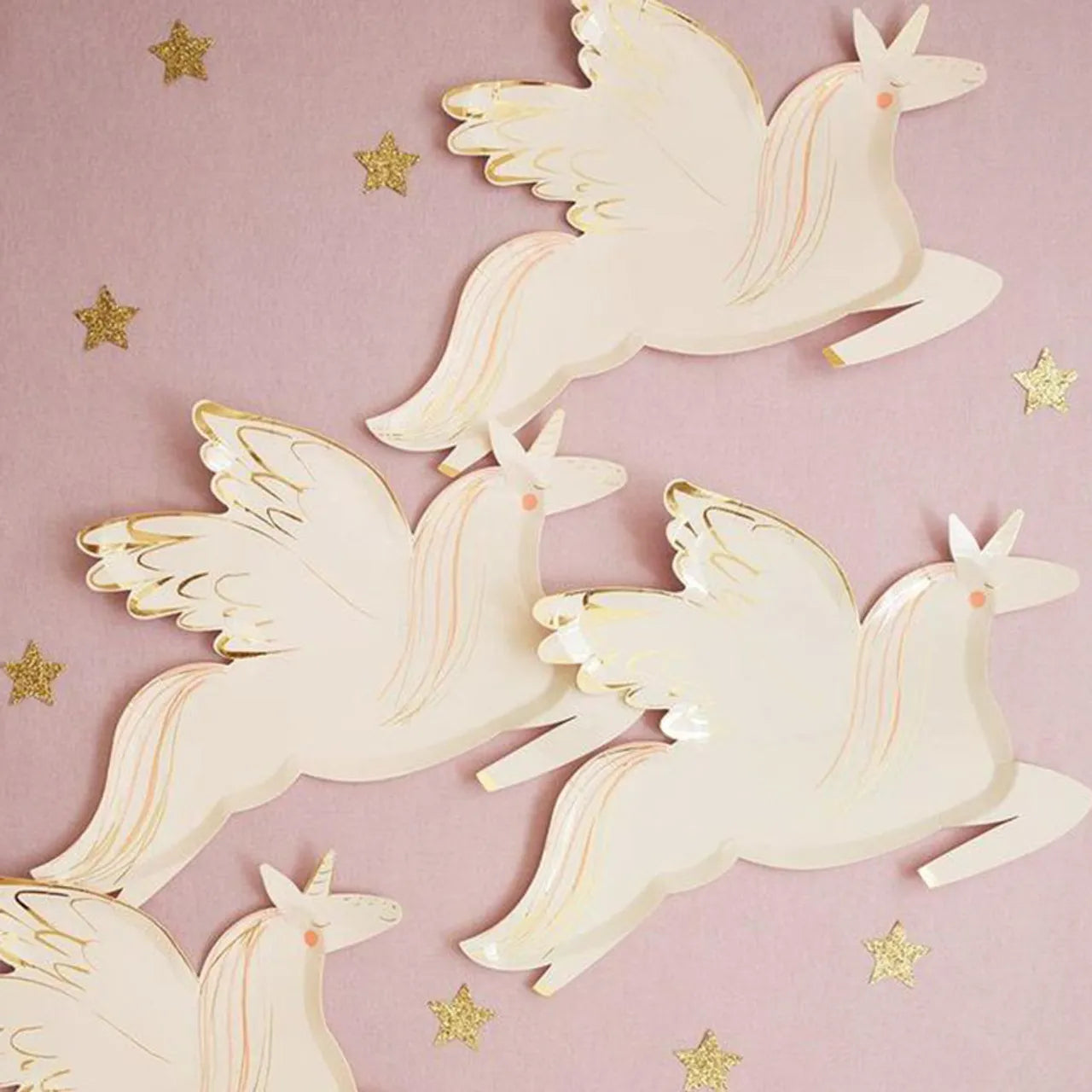 Meri Meri - Winged Unicorn Plates, 8ct.