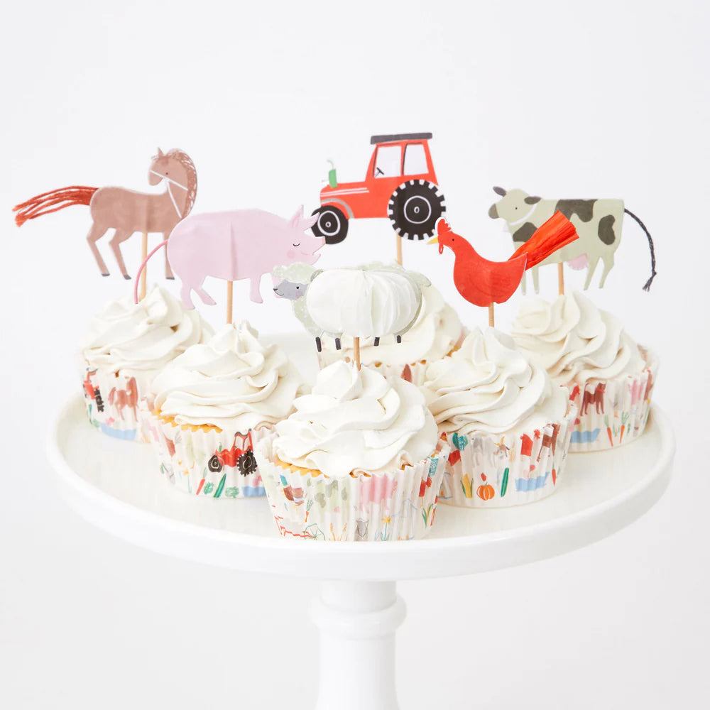 Meri Meri - On The Farm Cupcake Kit, 24ct.