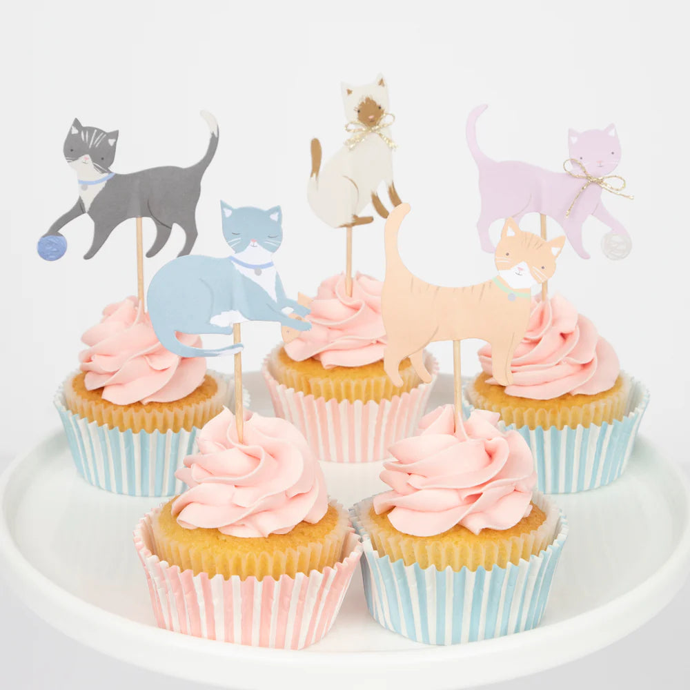 Meri Meri - Cute Kittens Cupcake Kit, 24ct.