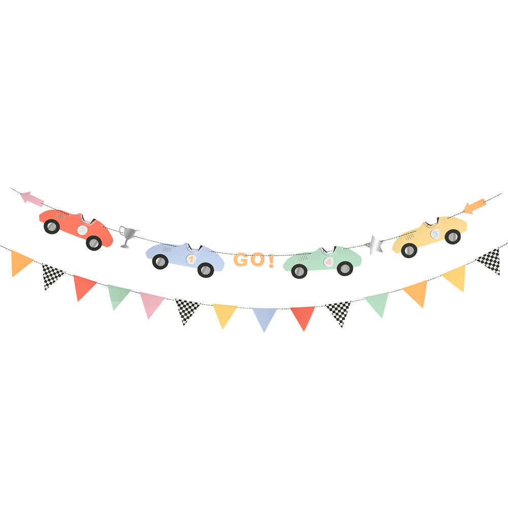Meri Meri - Race Car Garland Set