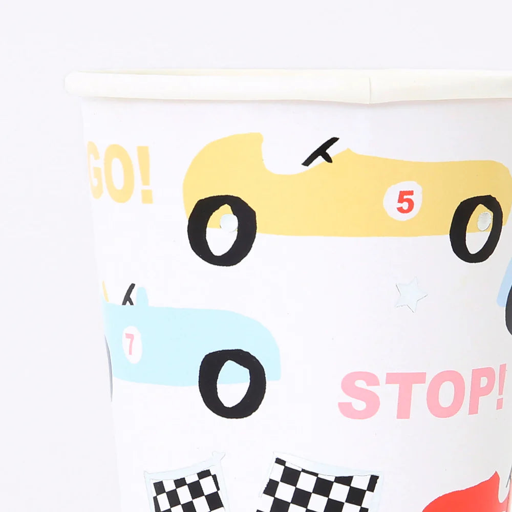 Meri Meri - Race Car Cups, 8ct.