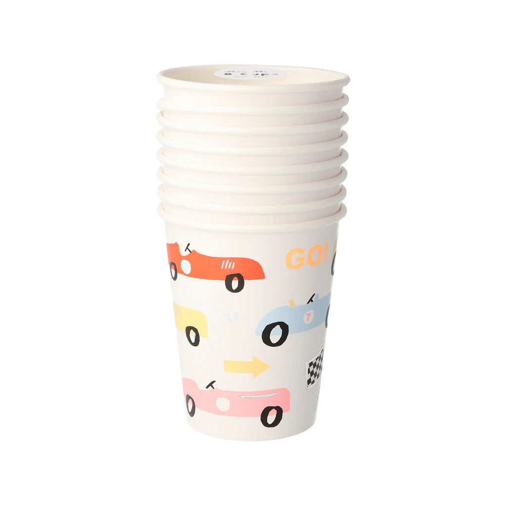 Meri Meri - Race Car Cups, 8ct.