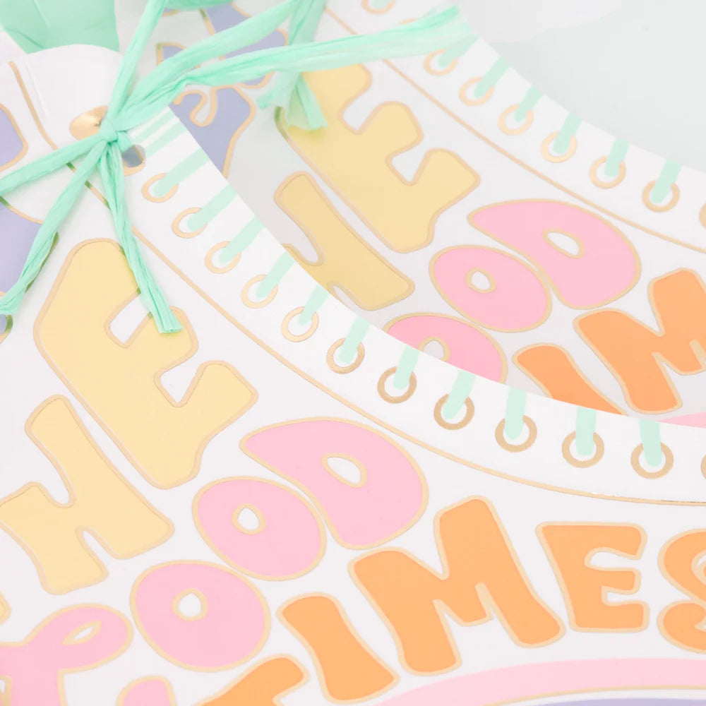 Meri Meri - Roller Skate Plates, 8ct.