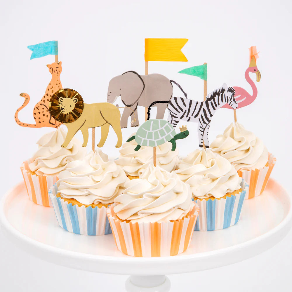 Meri Meri - Safari Animals Cupcake Kit, 24ct.