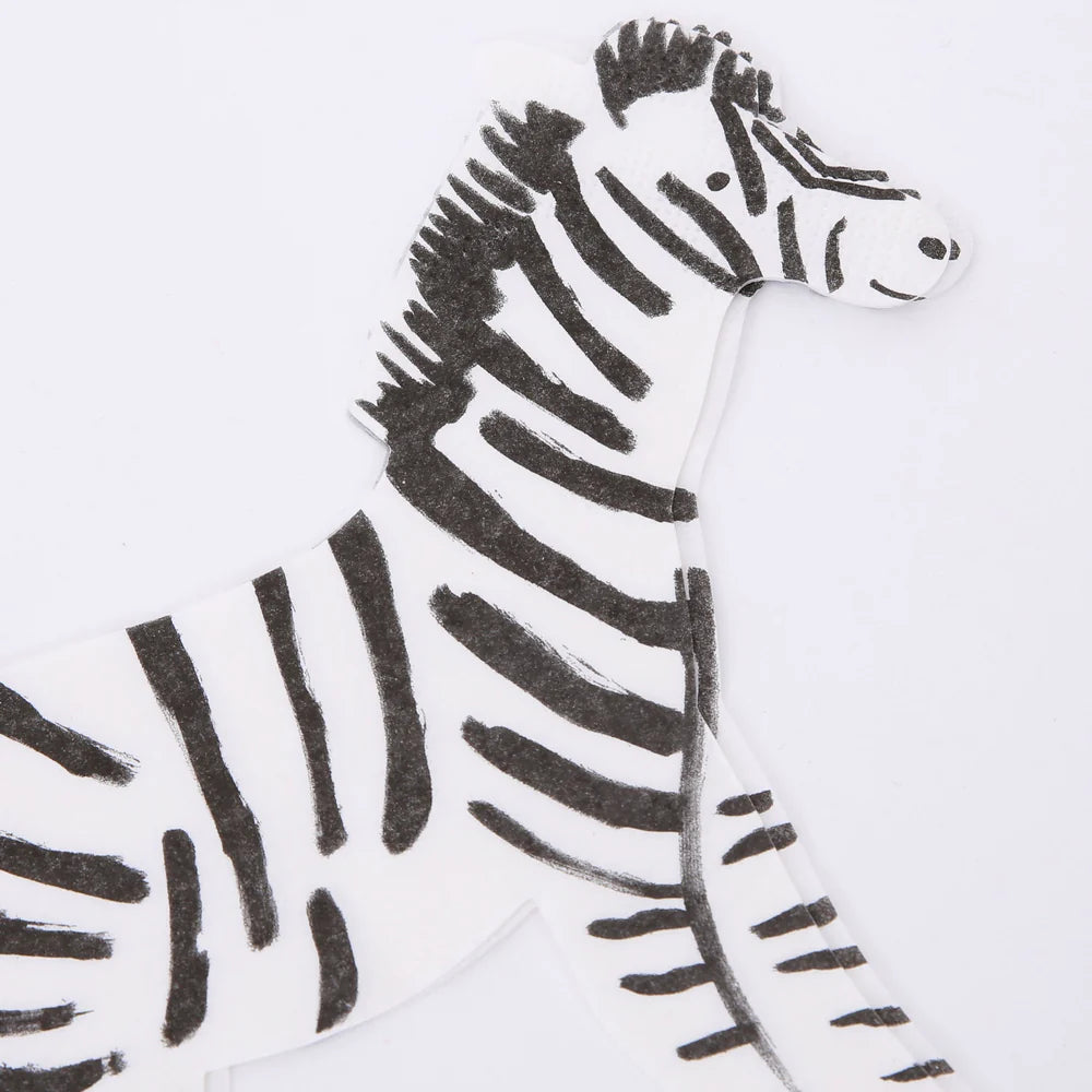 Meri Meri - Safari Zebra Napkins, 20ct.