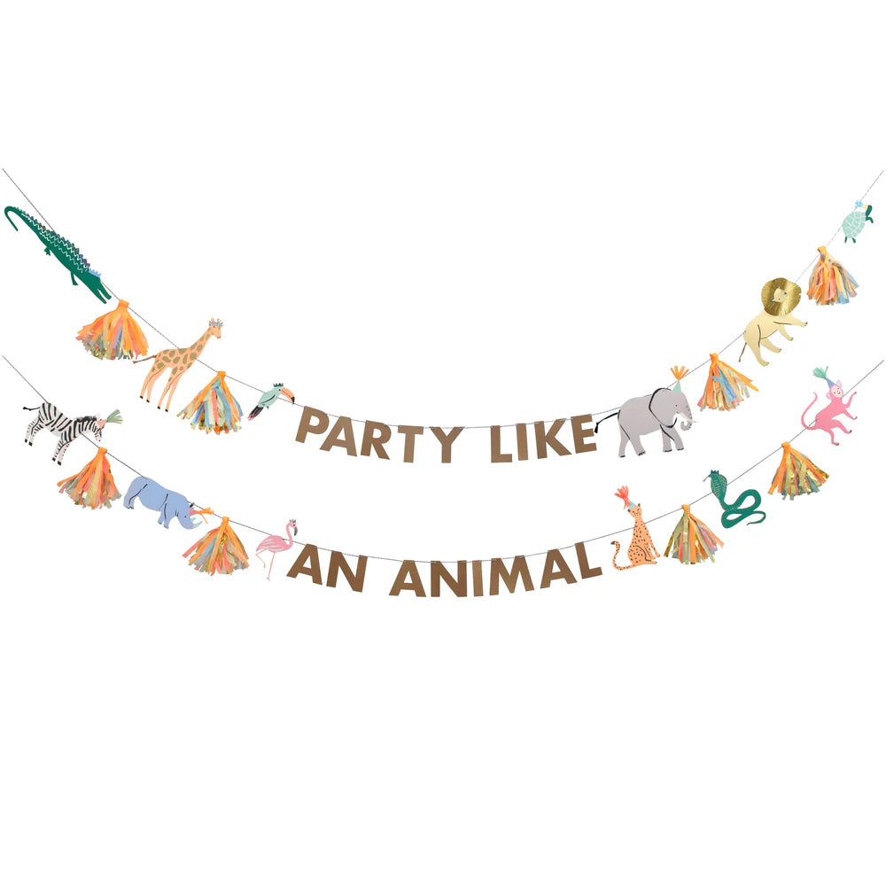 Meri Meri - Safari Animals Large Garland Set