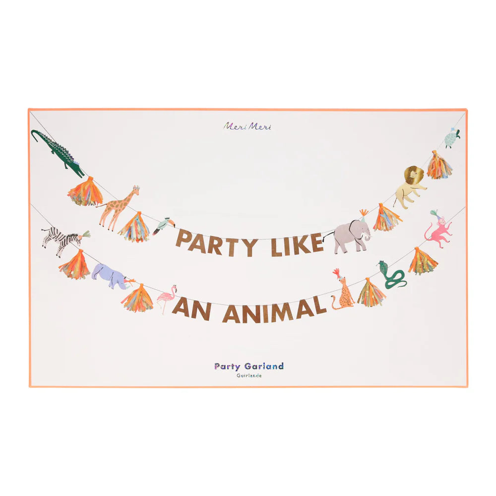 Meri Meri - Safari Animals Large Garland Set