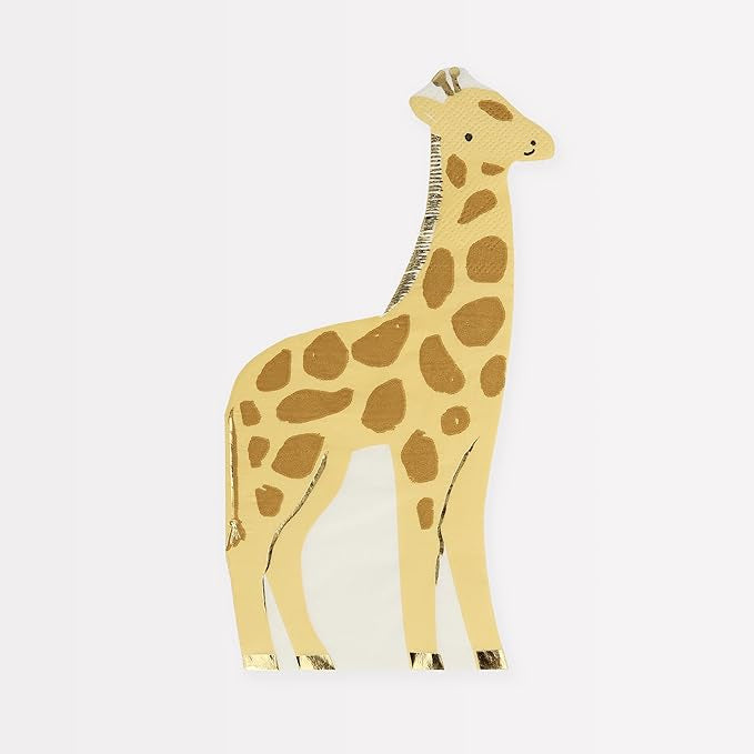 Meri Meri - Safari Giraffe Napkins, 16ct.