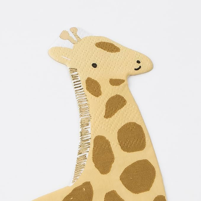 Meri Meri - Safari Giraffe Napkins, 16ct.