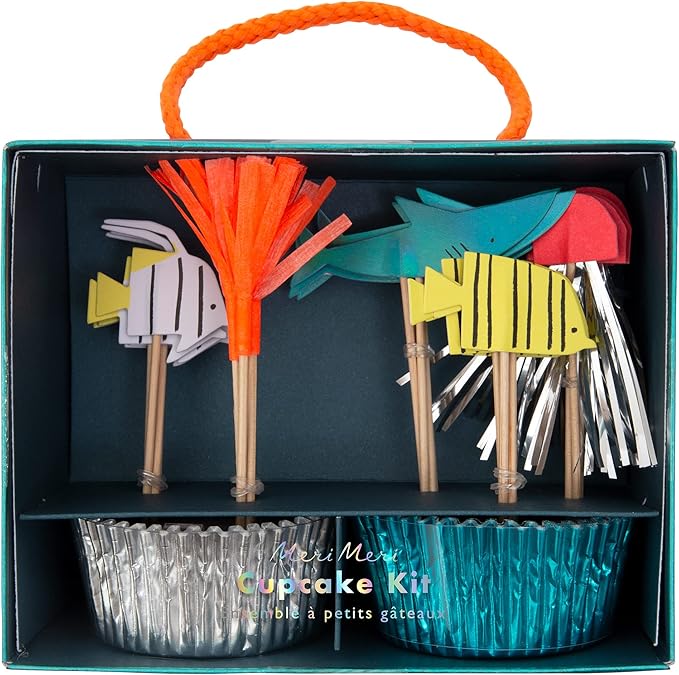 Meri Meri - Under The Sea Cupcake Kit, 24ct.