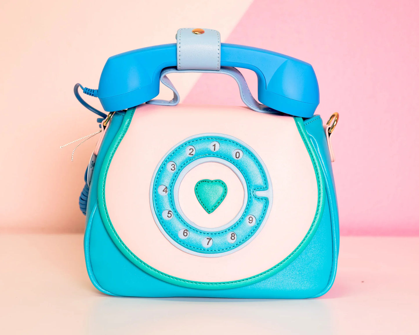 Bewaltz - Ring Ring Phone Convertible Handbag- Mermazing Blue