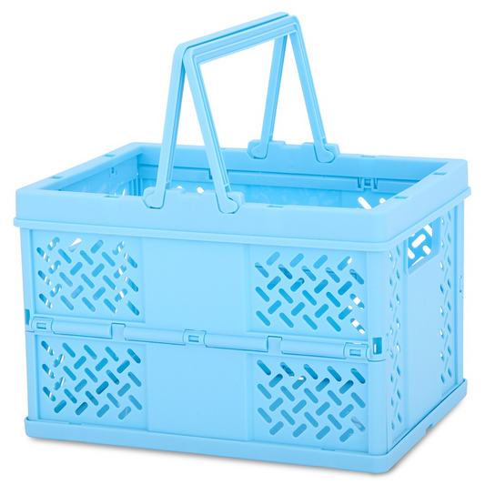 Iscream - Large Blue Foldable Storage Crate