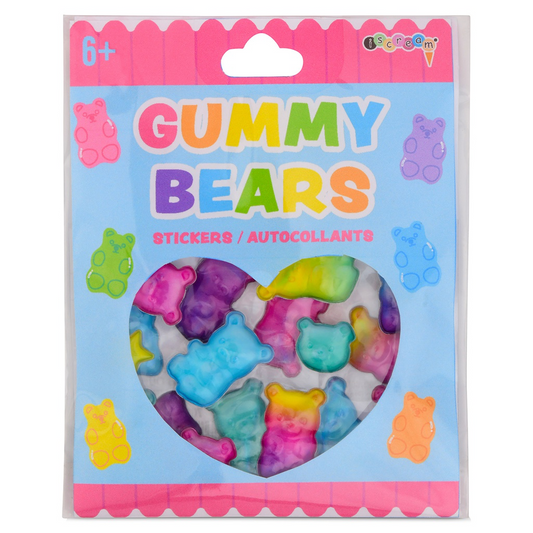 Iscream - Gummy Bear Gel Stickers