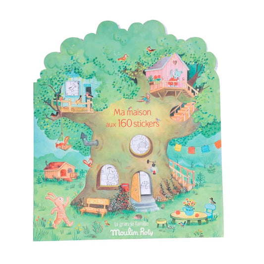 Coloring Books & Assorted Stickers The Big Family - Moulin Roty