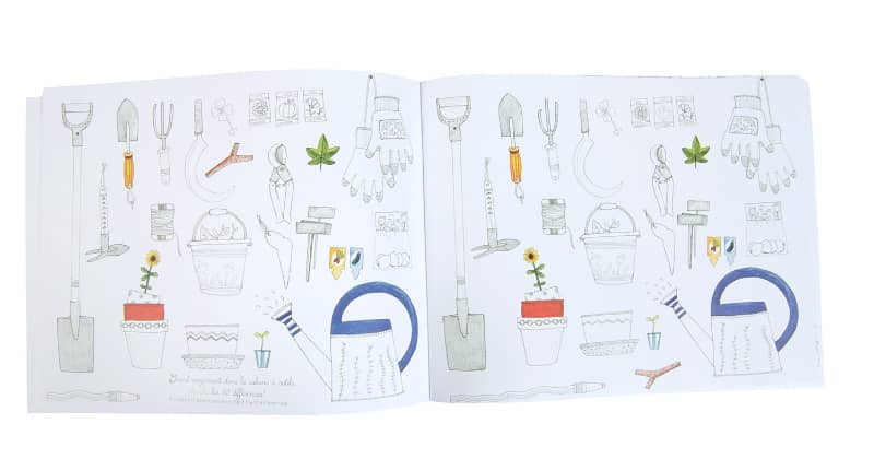 Moulin Roty - Notebook Garden Theme - Recreational Activity