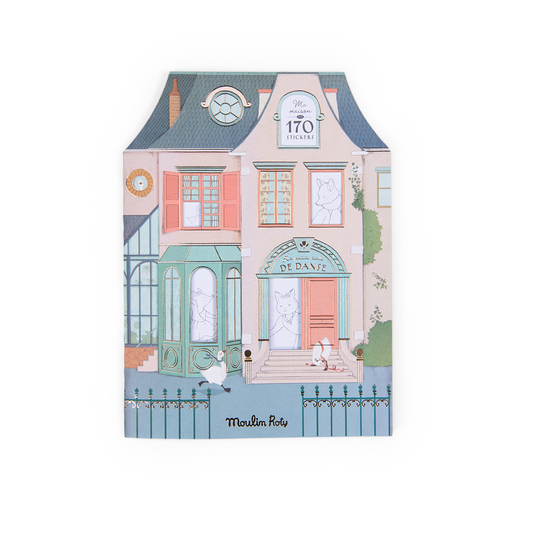 Moulin Roty - Coloring Books (20p.) + 170 Stickers "The Little School Of Dance"