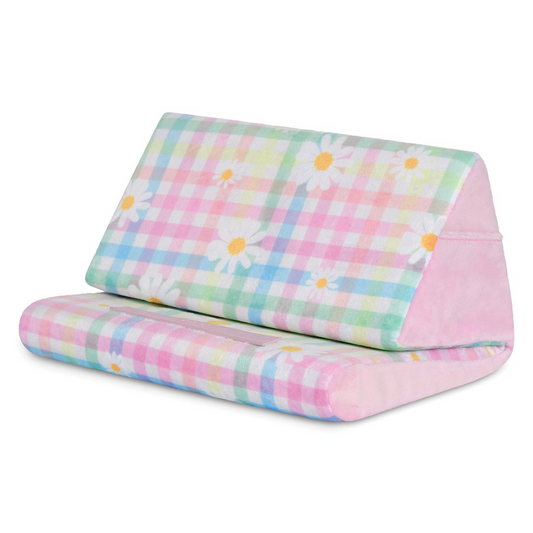 Iscream - Daisy Gingham Tablet Pillow