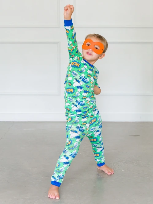 Rugged Butts - Boom Pow Long Sleeve Pajama Set