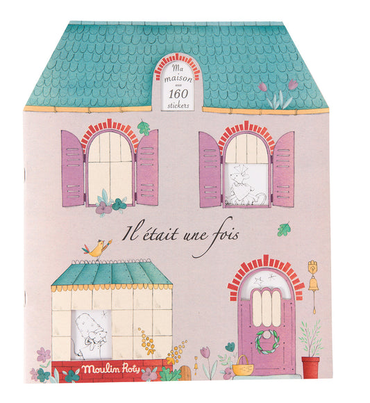 Moulin Roty - Coloring Book & Stickers Once upon a Time